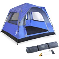 Lumaland Outdoor Pop Up Confort Tienda de campaña para 3 Personas Camping Festival 210 x 210 x 140 cm con Bolsa de…
